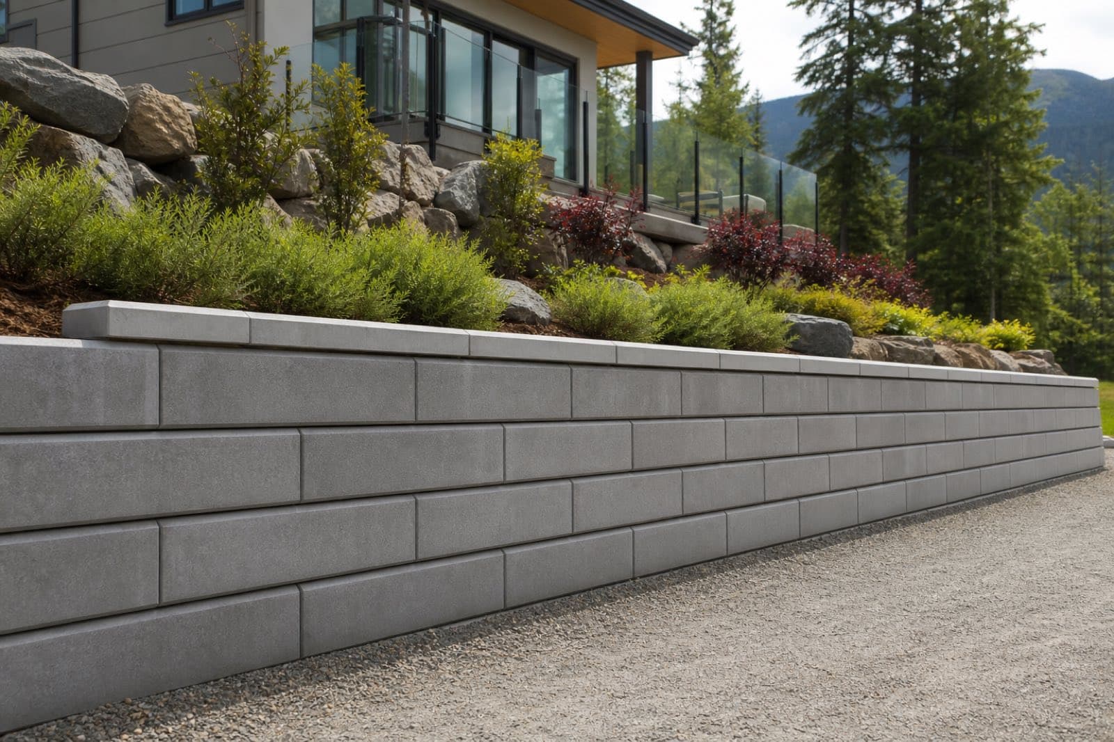Concrete Block & Segmental Retaining Walls in Langley, BC
